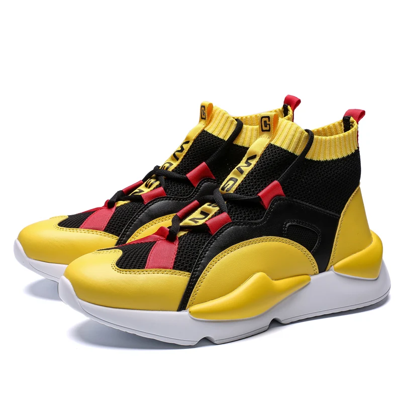 Mens Autumn & Winter Sneakers High Top Brand Shoes Casual Shoes Men Casual Men Shoe Fashion Products Mens Shoes Casual Zapatos