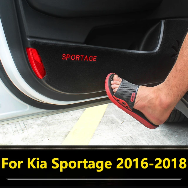 Auto Tür Protector Pad Tür Plank Anti Kick Pad Schutz Seite Matte Für Kia  Sportage 4 QL 2016 - 2018 2019 2020 2021 zubehör - AliExpress