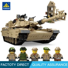 Kazi10000 технология Обучающие игрушки супер пистолет оружие HUMMER модель танка строительные блоки военные миниатюры Кирпичи совместимы
