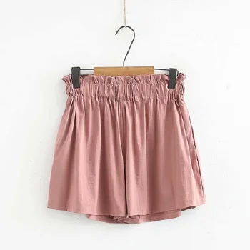 

Skits Summer Plus Size Women 2019 Female Beach Pink Loose Casual Black Oversized High elastic waist Summer Shorts Skirts 3xl