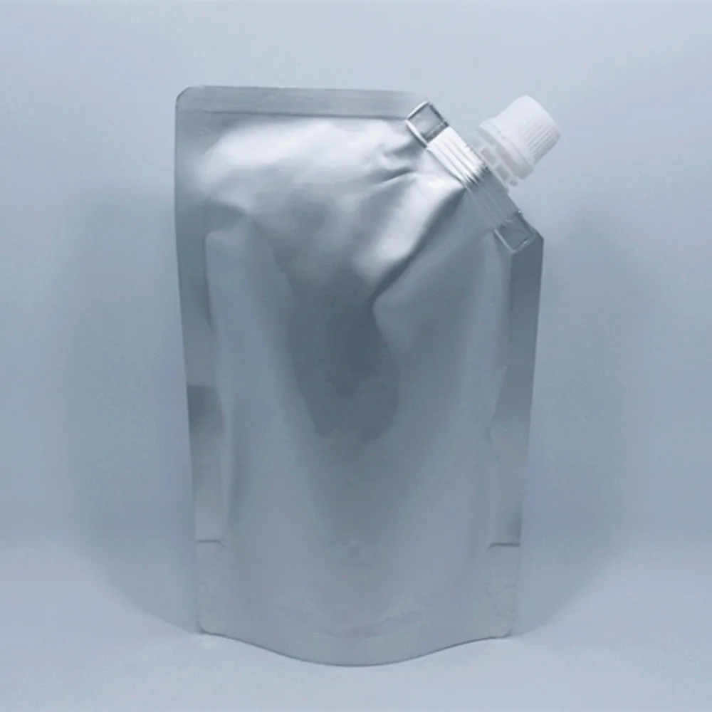 Mylar Foil Spout Bags Stand Up Pouches Doypack Packaging Pure Aluminum Beverage