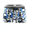Multi Printed Milk Fiber Softy 10Pack/lot Men Underwear Boys Comfy Boxer Trunk Shorts Pouch Breathable Underpants UD08 6