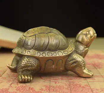 

Brass longevity turtle sitting room place adornment handicraft study