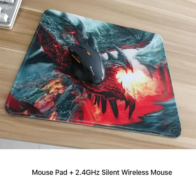 HD Durable Gaming Mouse Pad Dragons for Desktop Laptop Computer Mice