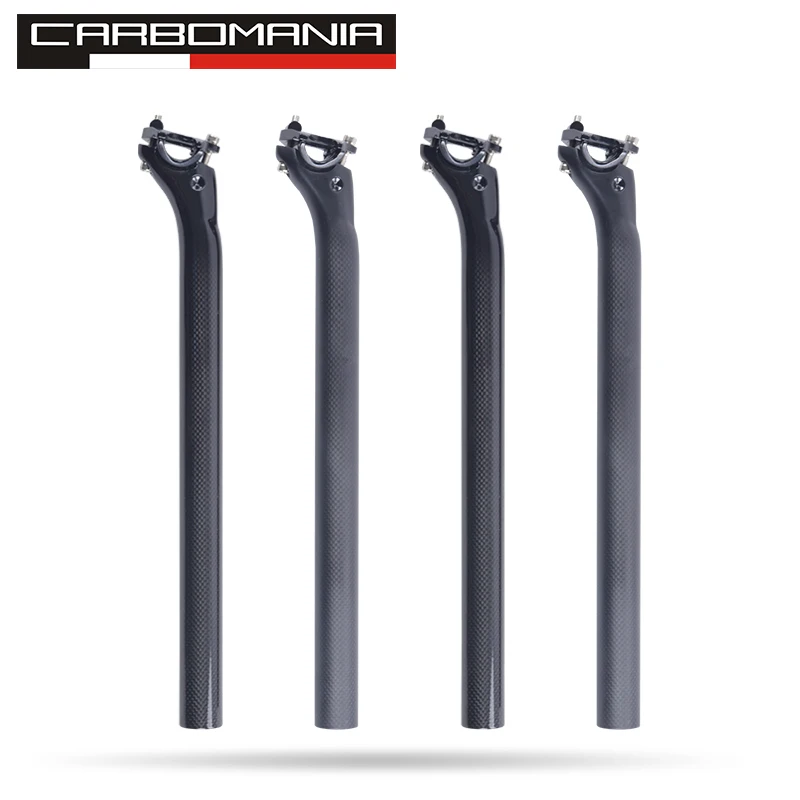 MTB 27.2//31.6mm 3K Carbon Fiber Mountain Road Bike Bicycle Seat Post Tube