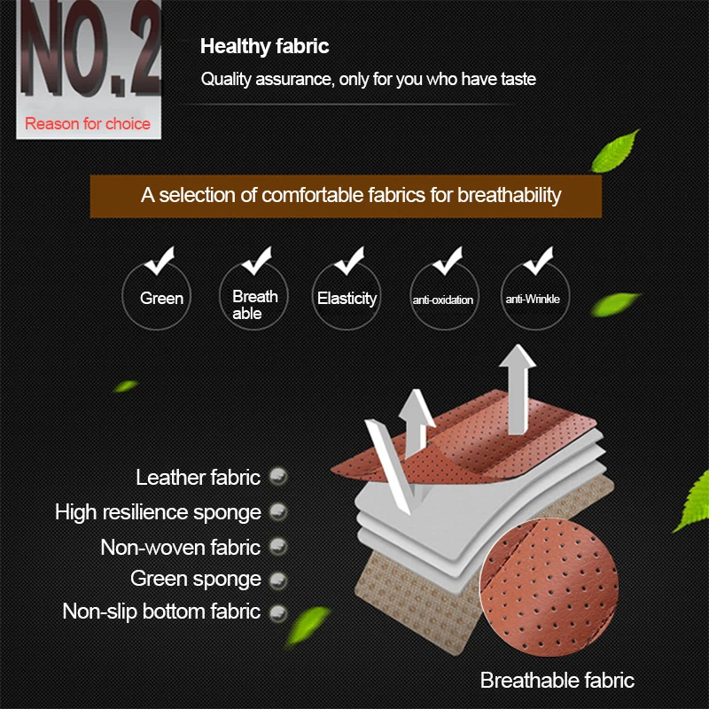 Breathable PU Leather Car Seat Cover Protector Universal