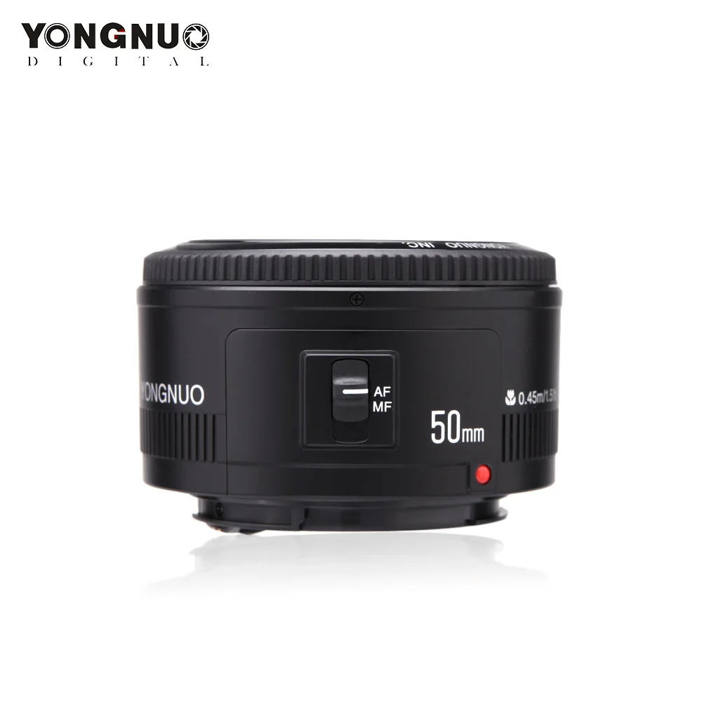 

YONGNUO YN50mm f1.8 Auto Focus Lens for Canon EOS 60D 70D 5D2 5D3 600d DSLR Cameras Lens YN EF 50mm f/1.8 AF Lens