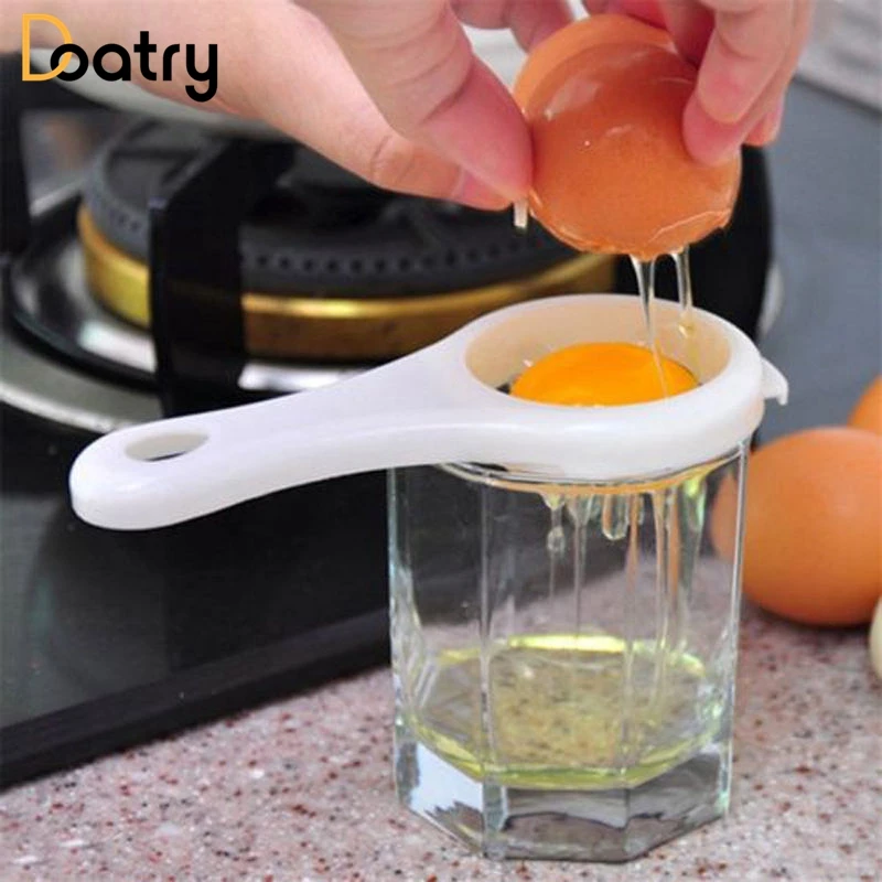 Buy 2pc Plastic Yolk White Separator Divider Egg Holder Convenient Sieve Food