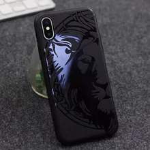 XS Max Лев черный чехол для Apple iPhone 11 Pro Max XR Супермен Бэтмен паук Дракон мягкий чехол из ТПУ с узором «Человек бойфренд подарок