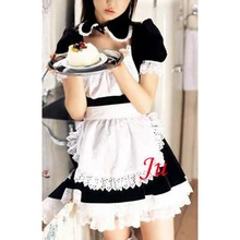Free Shipping Sexy Sissy Maid Cotton Dress School Uniform Cosplay Costume Tailor-made