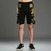 Летние мужские пляжные шорты с индивидуальным принтом, тонкие дышащие удобные повседневные мужские шорты, Chores Para Hombre