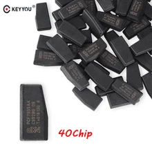 KEYYOU 10x zdalny klucz samochodowy Chip ID40 Chip transpondera ID 40 Crypto Carbon ID40 Chip dla Vauxhall Opel