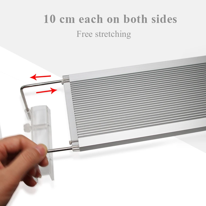 Skup ZHONGJI Marine oświetlenie do akwarium uchwyt RGB LED lampa do oświetlenie LED do akwarium akwarium LED światła lampa do akwarium 30CM 60CM 70CM