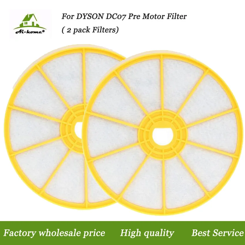 Детали для пылеочистителя Dyson DC07 2 шт. фильтр предварительной очистки hepa 904979 02|filter