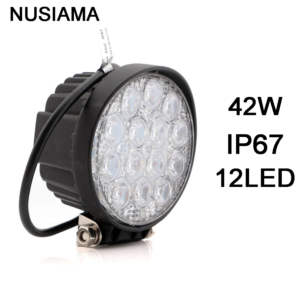 

6D led bar 4x4 barra led work light 12v car light led spot light motorcycle Barre worklight ramp 24v atv suv utv Accessories