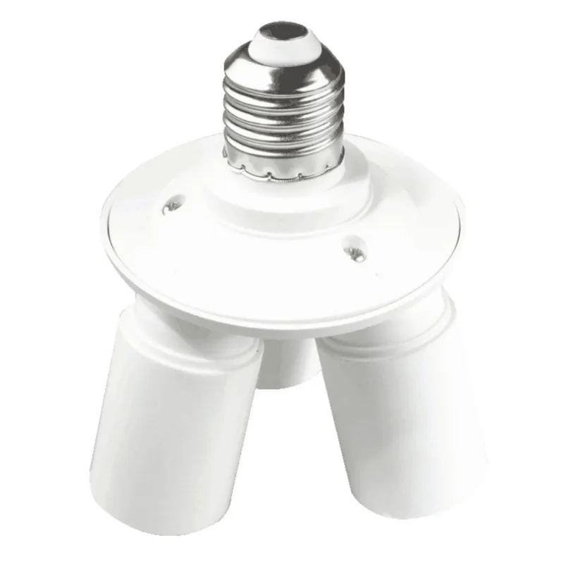 

Yard Adjustable 3 in 1 E27 Base Socket 110V-240V lamp socket Splitter Light Lamp Bulb Adapter Holder e27 lamp holder converter