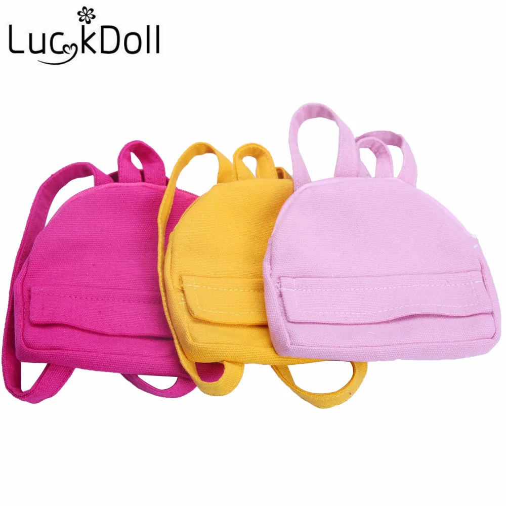 Рюкзак LUCKDOLL однотонный подходит для кукол 18 дюймов 43 см | Игрушки и хобби