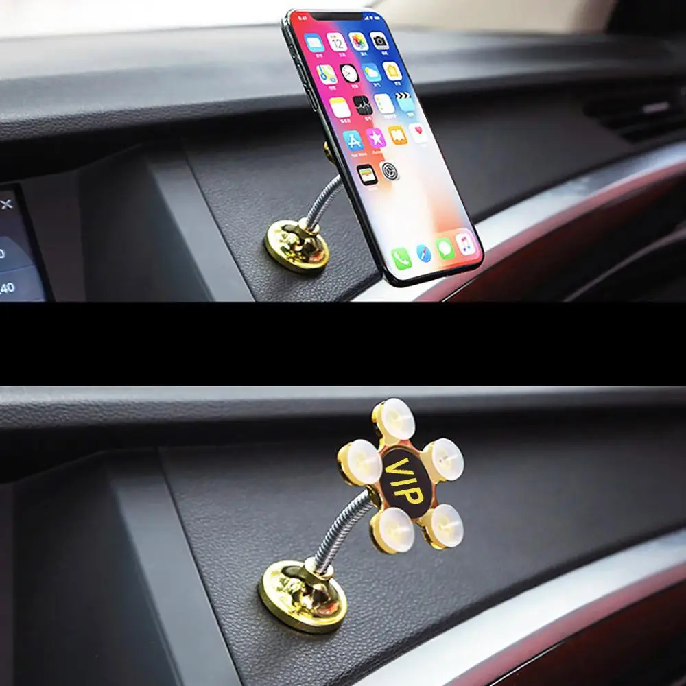

Car Phone Holder Magic Suction Cup Bracket Phone Holder Stand Phone suction Car Mobile Navigation support smartphone voiture