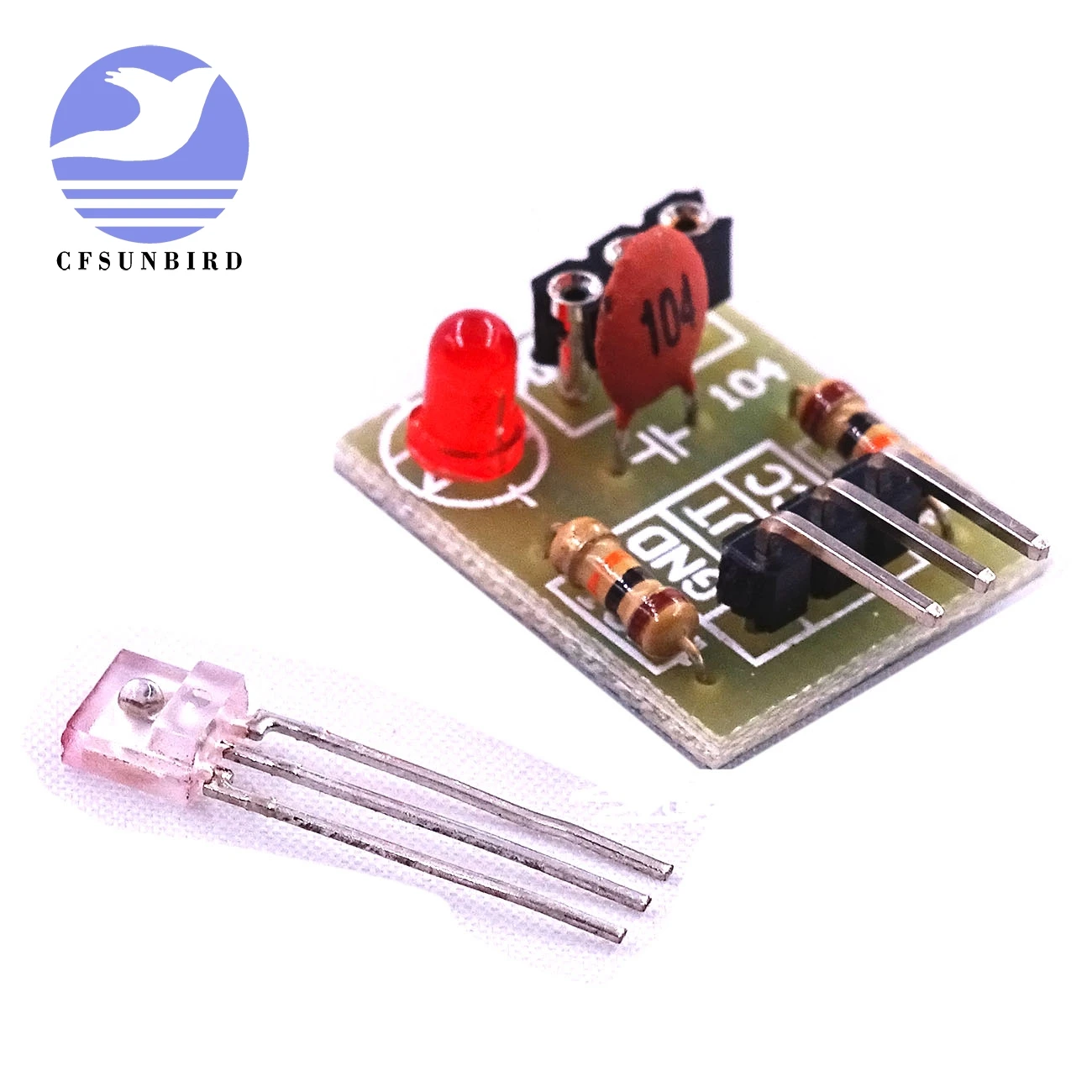 10PCS//LOT Laser Sensor Module non-modulator Tube Laser Receiver New Module