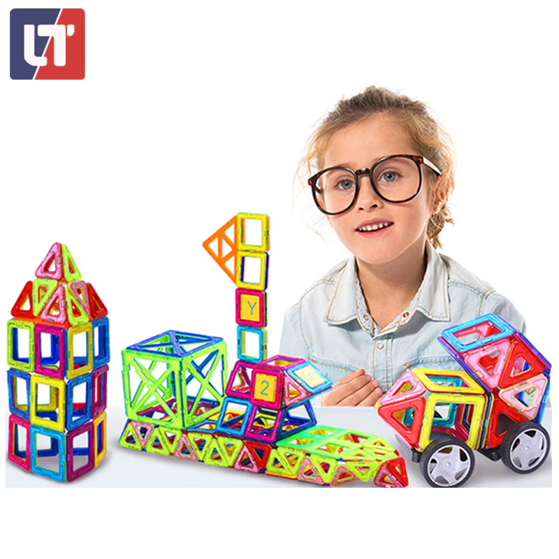 Kopen 3D Big Size Designer Magnetische Builiding Blokken Bouw Set Kids Educatief Speelgoed Voor Chldrens Jongens Meisjes Babys Gift