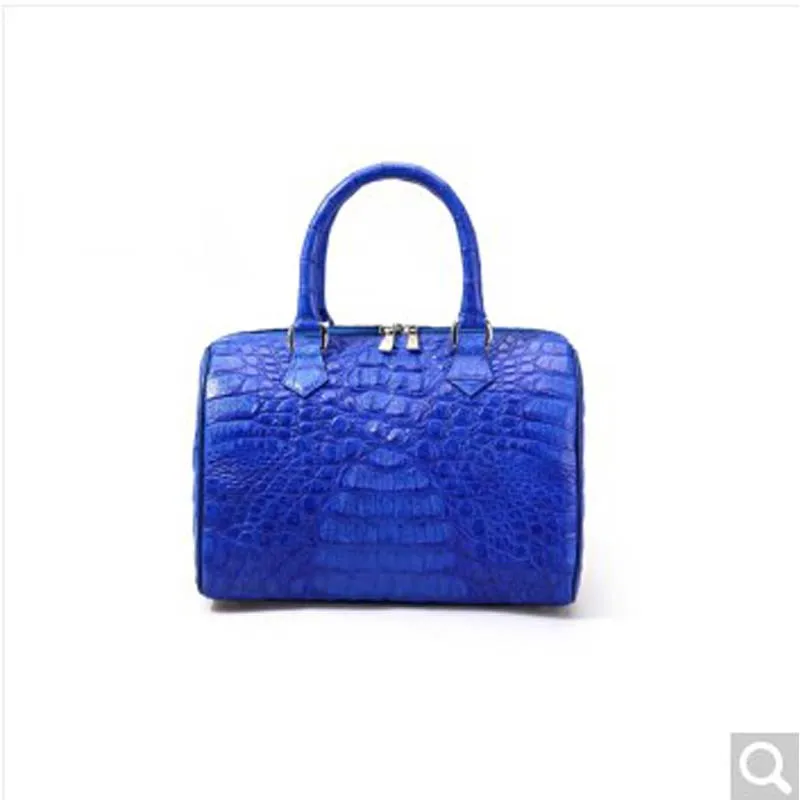 

River Thai native crocodile skin lady women handbag satchel crocodile whole Pike alligator crocodile