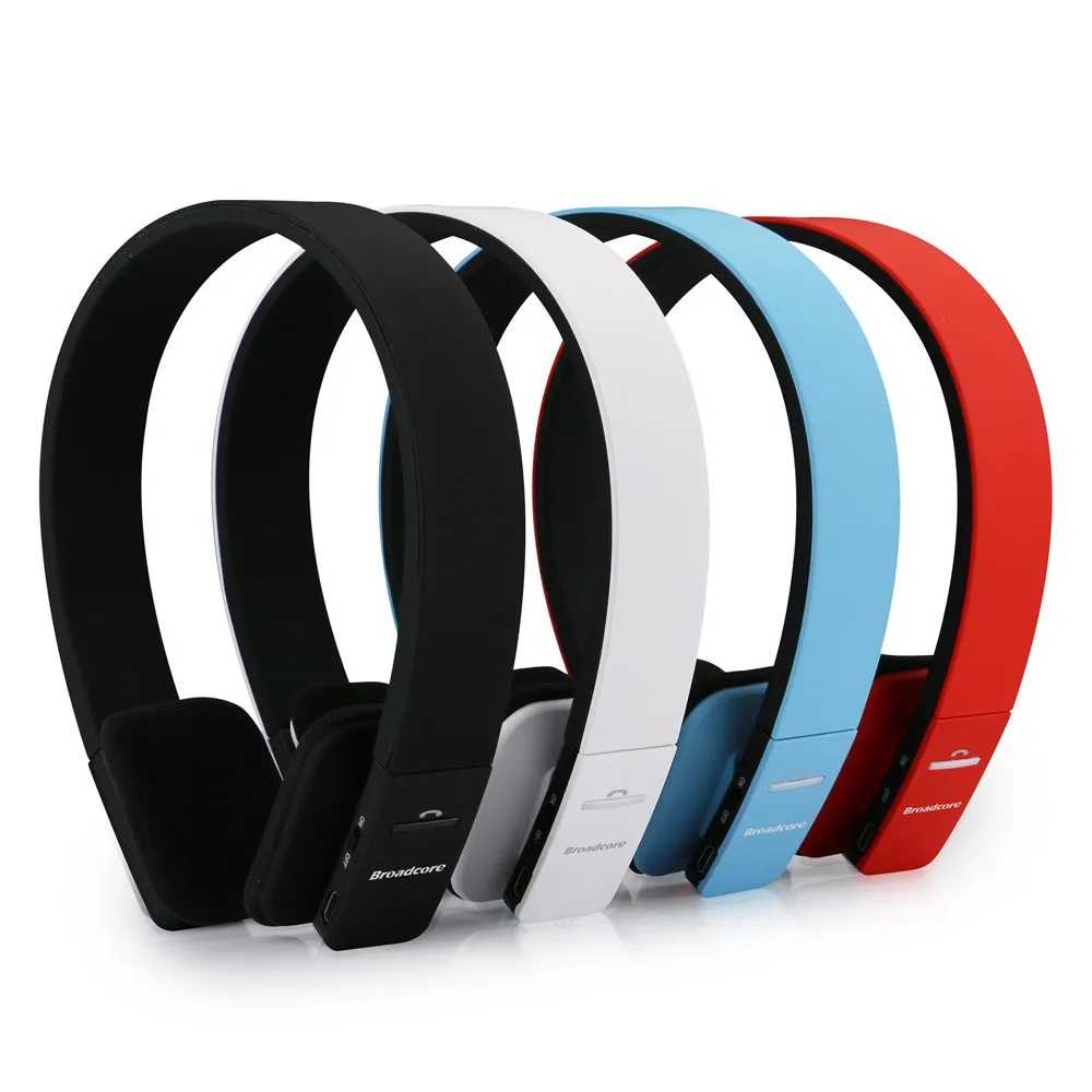 Broadcore Noise Reduction wireless Bluetooth stereo Headphones earphone