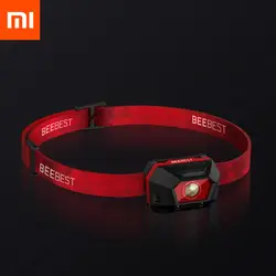 Xiaomi BEEBEST светодиодный налобный фонарь Регулируемая Фара Водонепроницаемый Сверхлегкий Головной фонарь портативный наружный фонарик