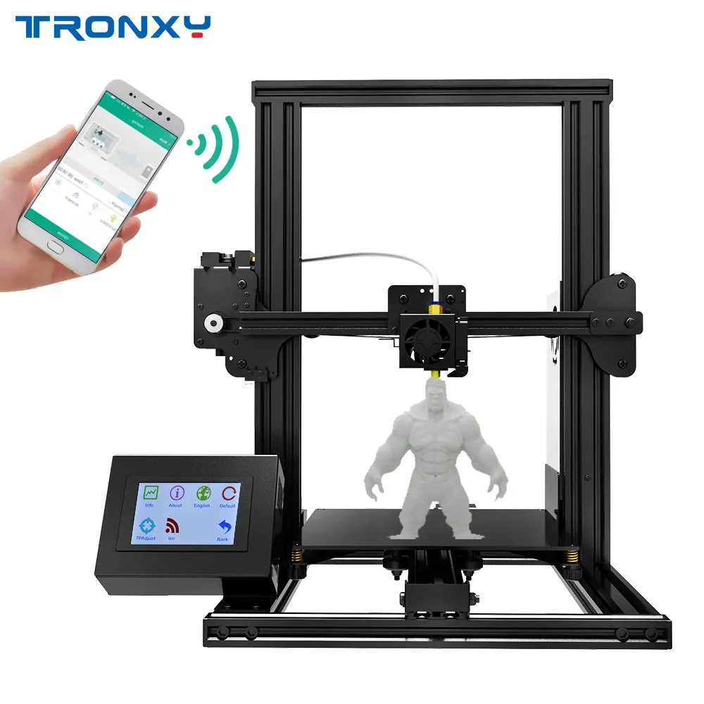 Tronxy XY 2 быстромонтируемый полностью металлический 3d принтер поддерживает