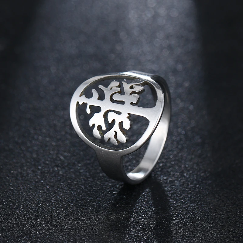 

DOTIFI 316L Stainless Steel Rings For Women Tree Engagement Wedding Ring Jewelry