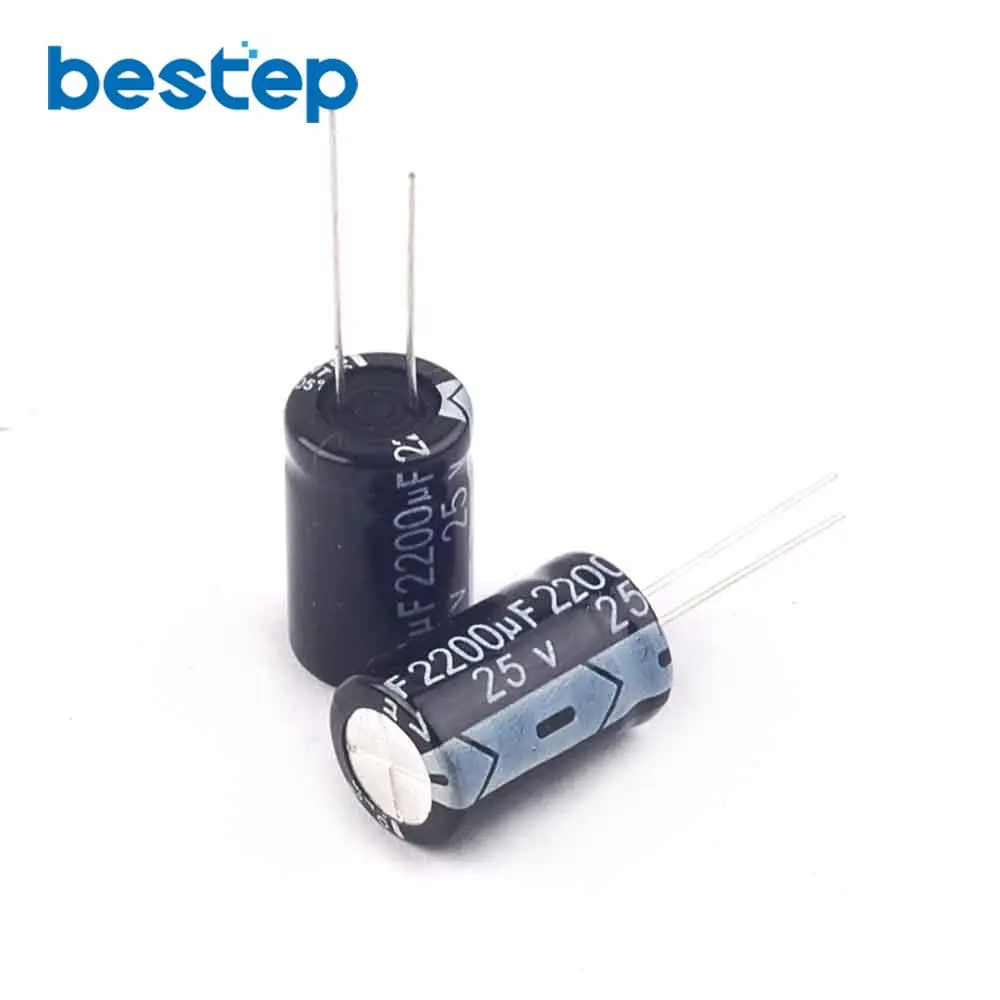 10PCS 25V 2200UF 13*21 13X21MM 2200UF DIP Aluminum Electrolytic Capacitors