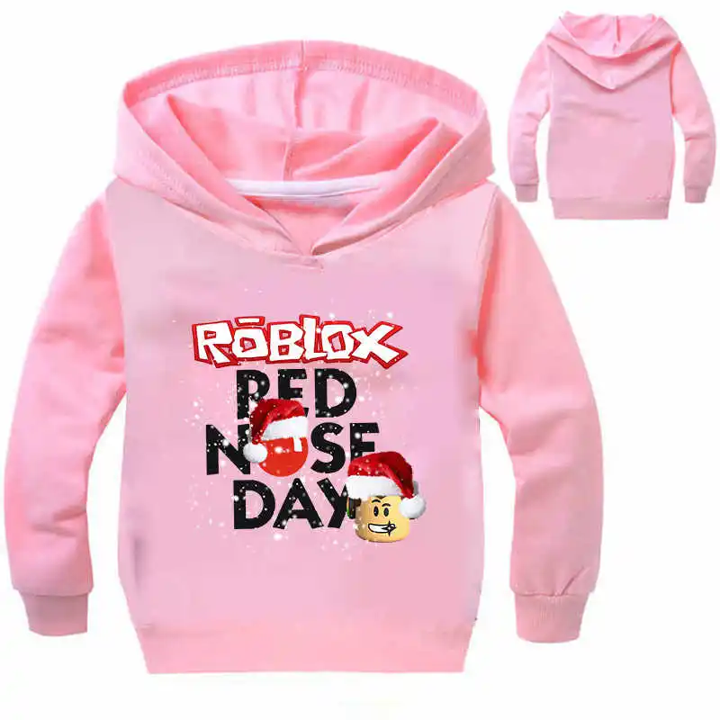 Roblox Hoodies Shirt For Boys Sweatshirt Red Noze Day Costume Chil - roblox red nose day boys t shirt