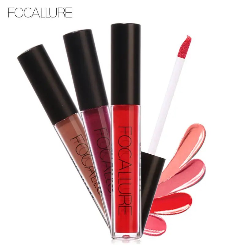 

FOCALLURE Matte Lipgloss Sexy Liquid Lip Gloss Matte Long Lasting Waterproof Cosmetic Beauty Keep 24 Hours Makeup lipgloss