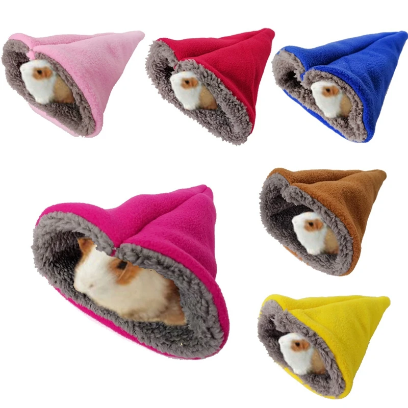 Soft Fleece font b Pet b font Hamster Sleeping Bag Winter Warm Nest font b Pet