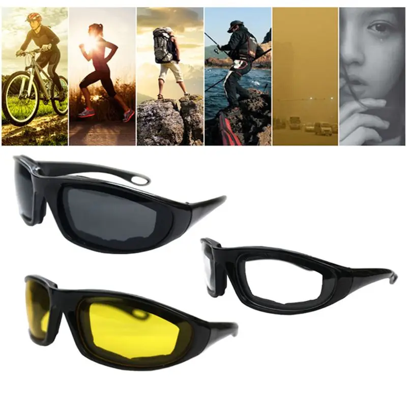 

Men Women Driving Motorcycle Glasses Sport Bike Bicycle Sun Glasses Windproof Riding Motor Goggles Cycling Outdoor Universal