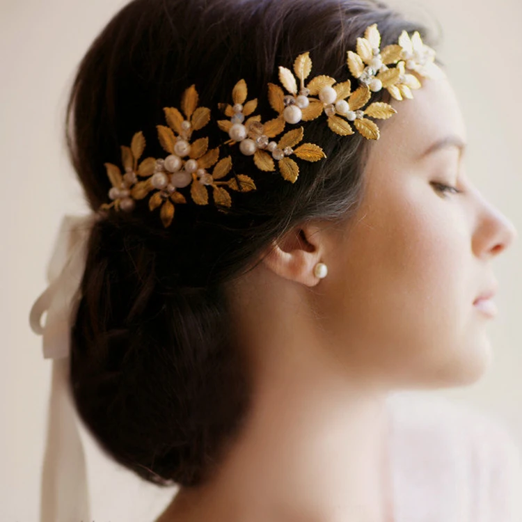 Bouquet Bridal Hairband Headband Flower Garland hair claws wedding head