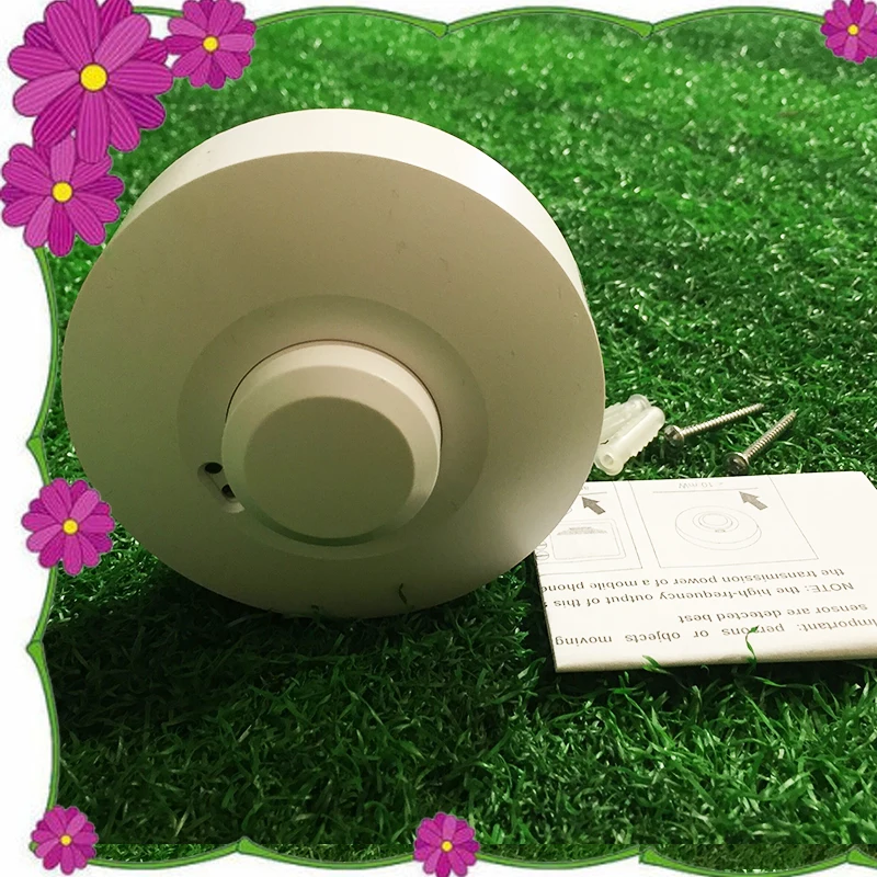 

Free shipping intelligent microwave radar sensor 110v Sensor switch body sensor switch Detection range/Delay time adjustable YY