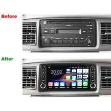 Universa Radio 2 Din RAM 2GB Android 7.1 Tablet PC Car DVD GPS For Toyota Old Corolla Camry Prado RAV4 Multimedia Player