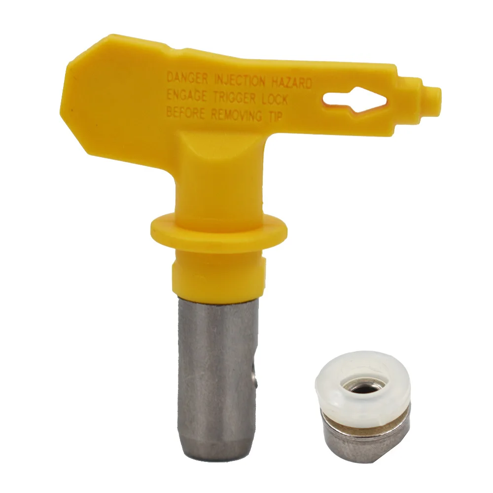 Yellow 215 Universal Airless Paint Spray Sprayer Tip For Graco Titan Wagner Nozzle Tool Kit 215