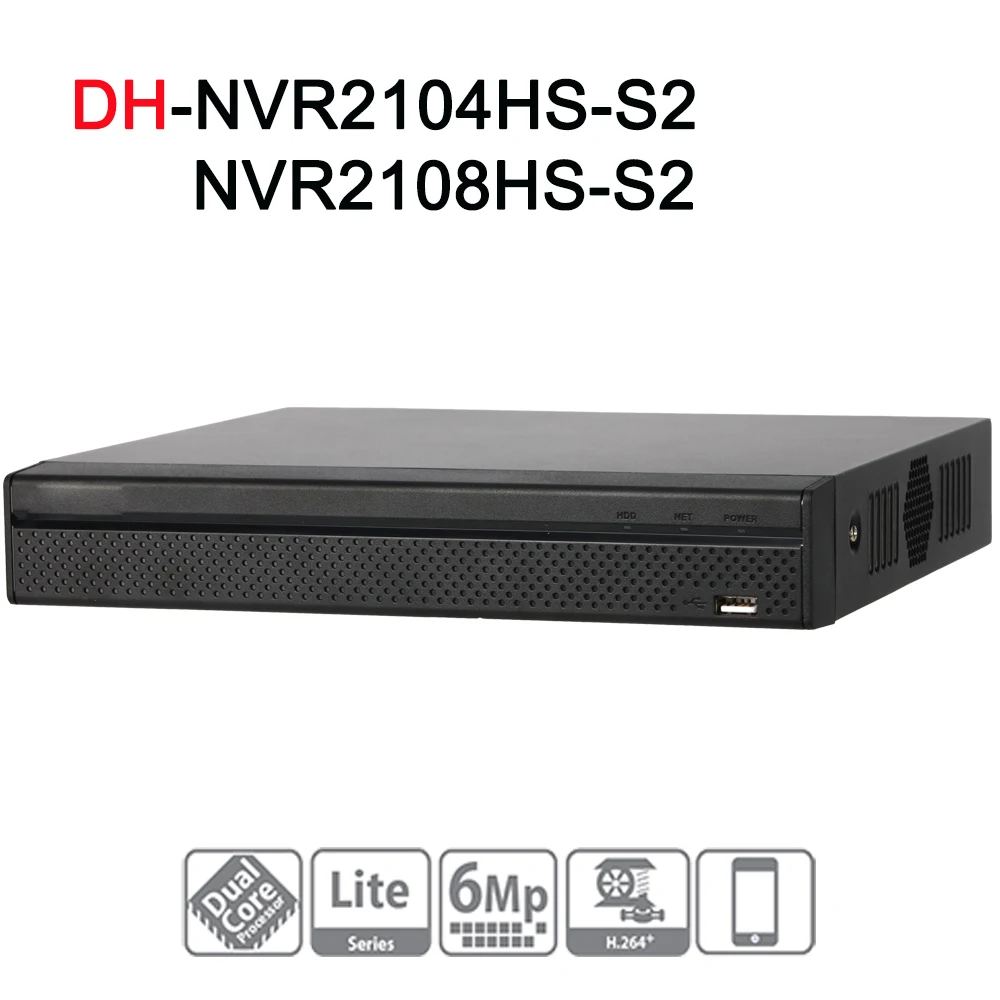 

Original NVR2104HS-S2 NVR2108HS-S2 English Version Upgrade 4CH 8CH 1080P Max 6Mp resolution Network video recorder