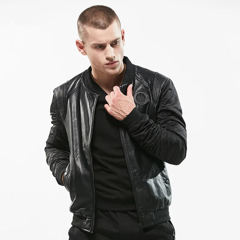 

2018 Autumn new men's jacket casual fashion baseball jackets men brand fashion stand collar male jacket veste chaqueta Jaqueta