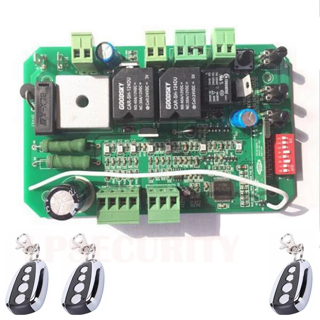 gate opener control unit motherboard PCB motor controller circuit board card for 24VDC sliding gate motor opener 2
