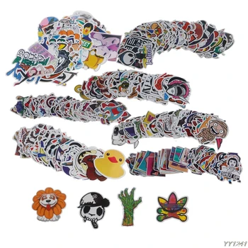 

new 100 Pcs Waterproof Car Cover Decal Sticker Graffiti Skateboard Snowboard Motorcycle