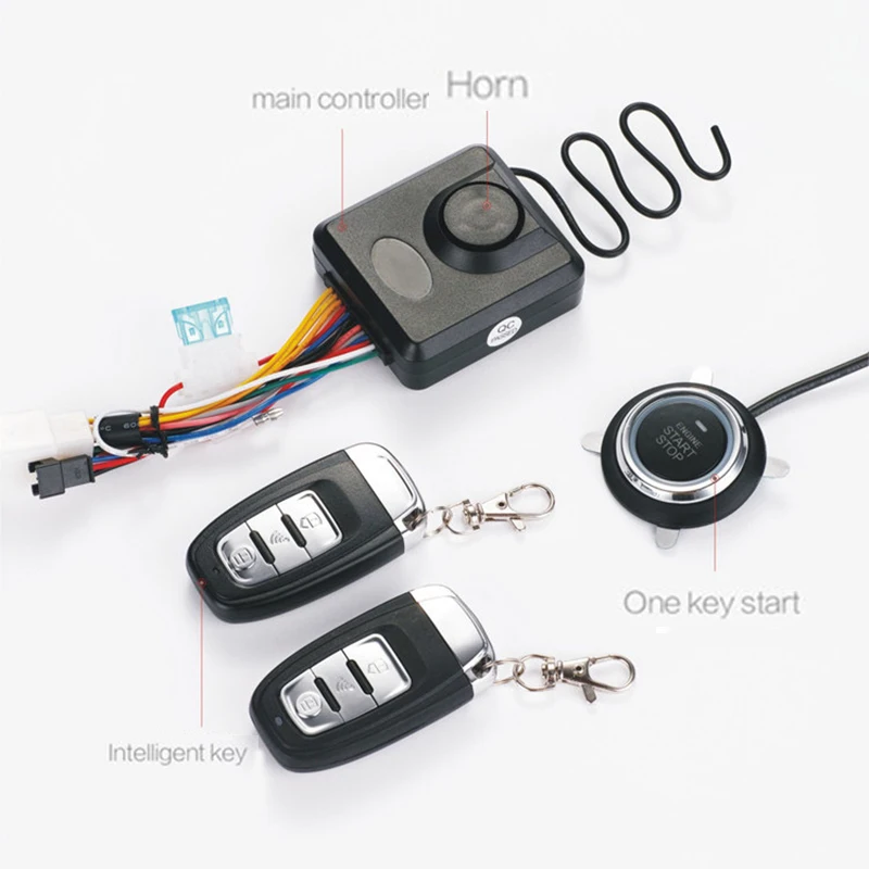 

Promotion--Motorcycle 2-Way Alarm System With Remote Control Universal Remote Engine Remote Control
