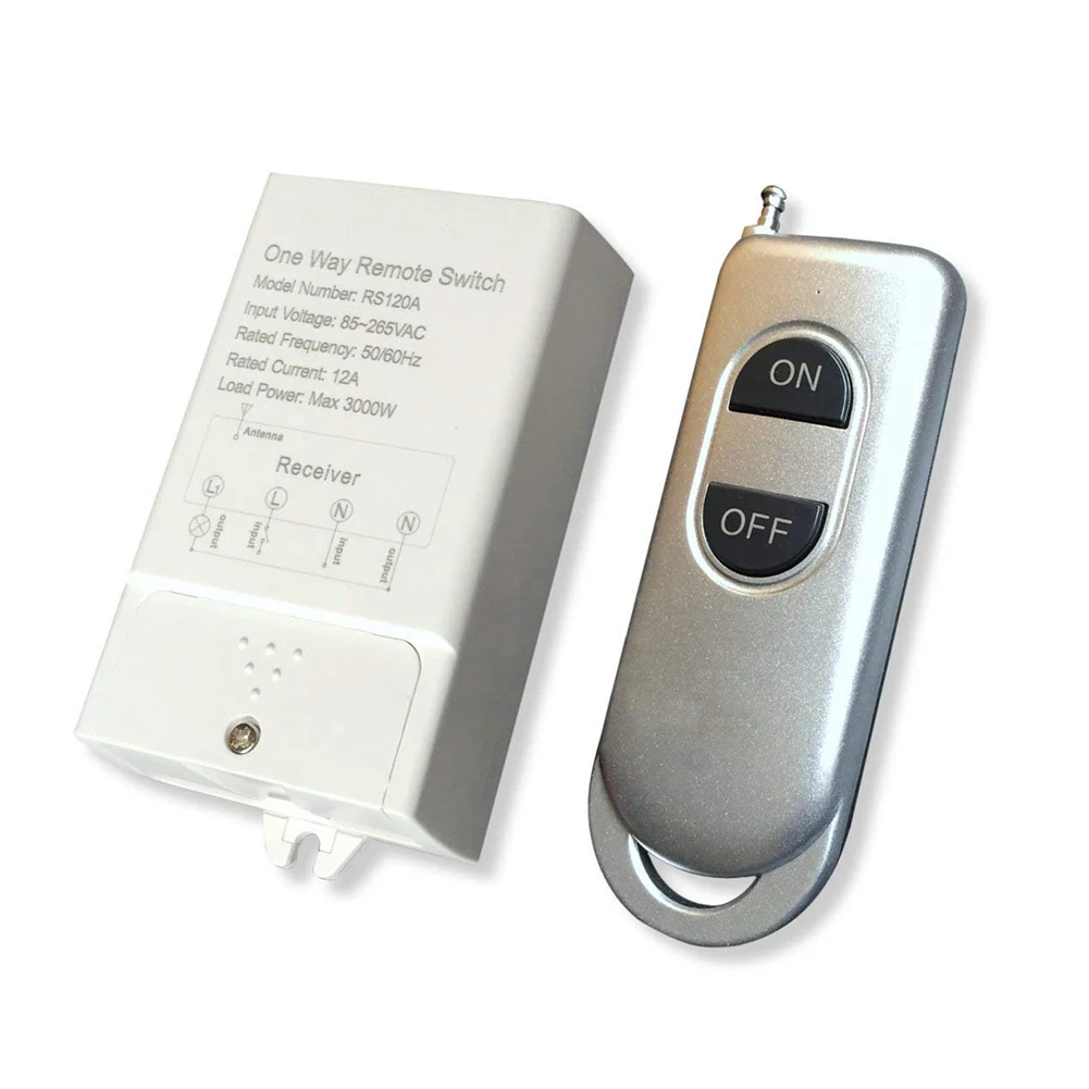 

RF Signal Wireless High Power Anti Interference Large Load No Repetition Portable Intelligent Home Use Remote Switch Widely