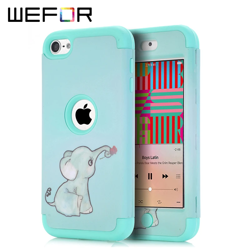 Case Cover For iPod Touch 6 Case Elephant Multi Colors