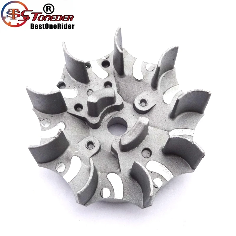 STONEDER Minimoto Recoil Pull Starter Light Weight Flywheel For 47cc 49cc Engine Pocket Bike Mini Moto Kids Dirt Quad ATV