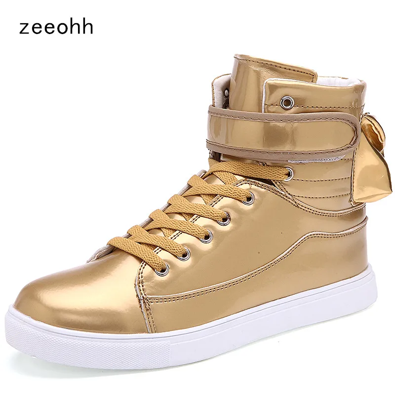

zeeohh Unisex Ankle Botas Men Sneakers Bieber Super Cool Star Hip Hop Shoes Men High Top Shoes Men Casual Shoe