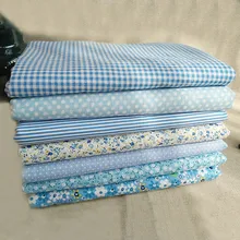 7 шт. 22 смешанной хлопковой ткани, набойки Вышивание стеганые ткани для пэчворка Рукоделие "сделай сам": ручной работы аксессуары 25x25 см