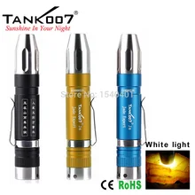 TANK007 j6 CREE 280lumen White Yellow Light antique Jewelry expert Gem Jewelry Appraise Tool Jade Flashlight