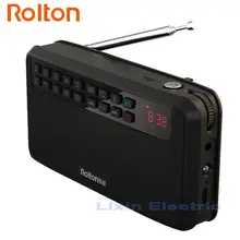 Портативный bluetooth-динамик Rolton E500 с басами, двухтрековый динамик, спортивный и стерео fm-радио, TF карта, USB MP3 колонка и фонарик